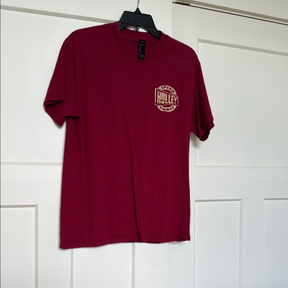 Hanes Men's Burgundy Short Sleeve Tee